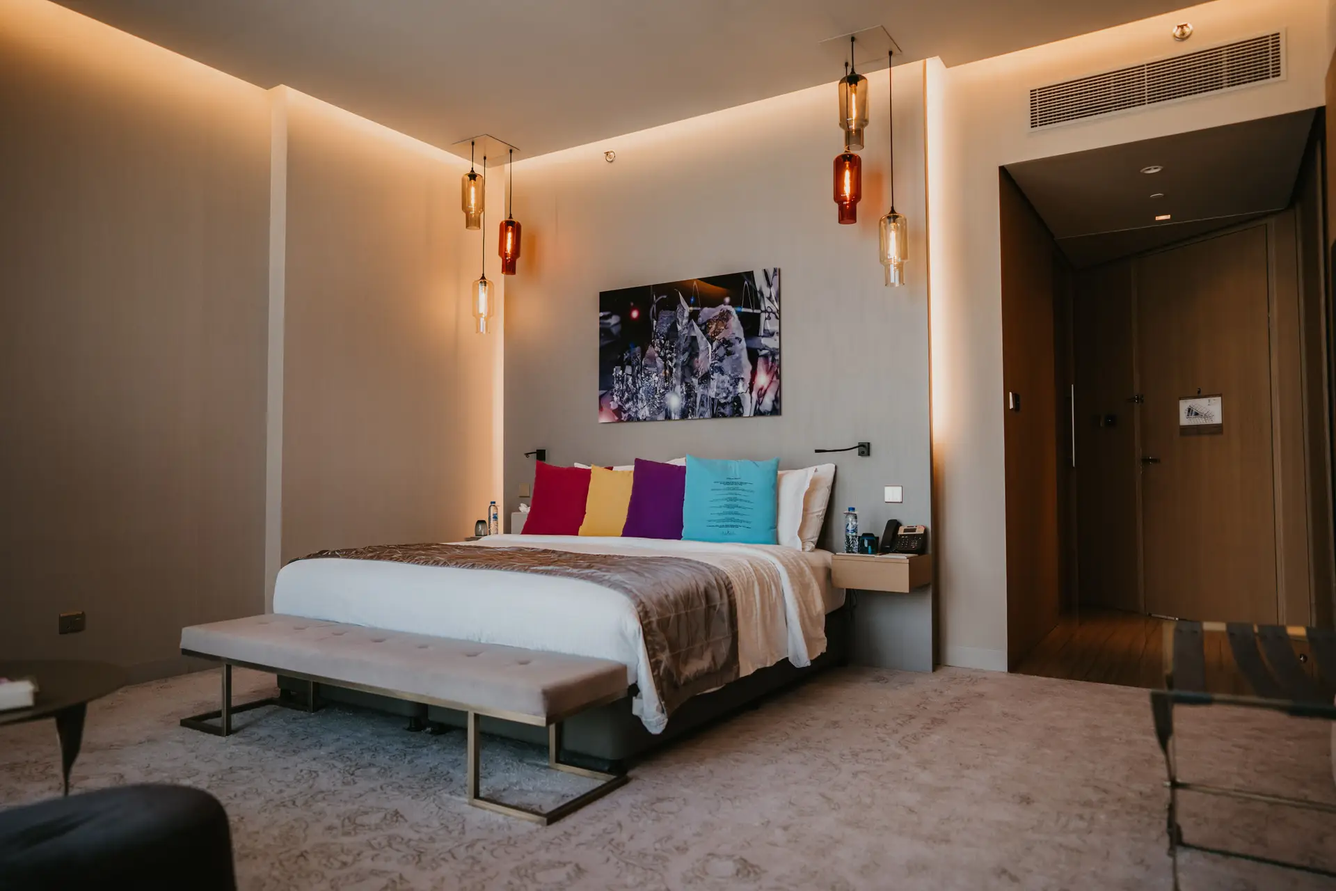Luxury bed detail